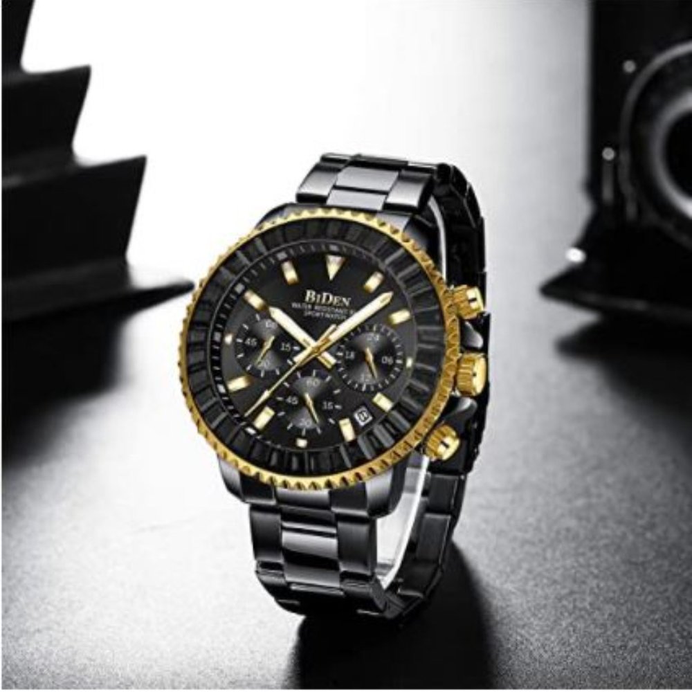 Stainless Steel Chronograph Casual Wrist Watch - Picture 5 of 6